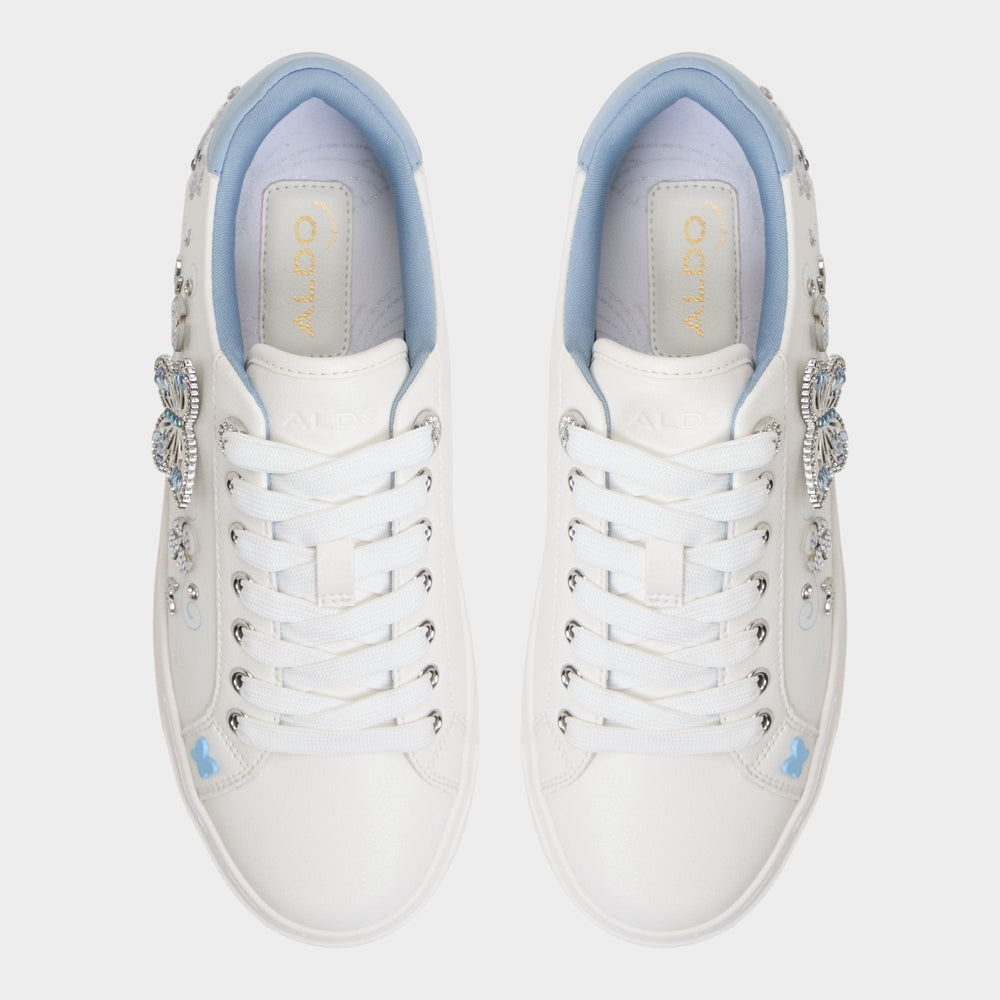 White/Multi Saxony White/Multi Women's Platform and wedge sneakers - Low top sneaker | Aldo
