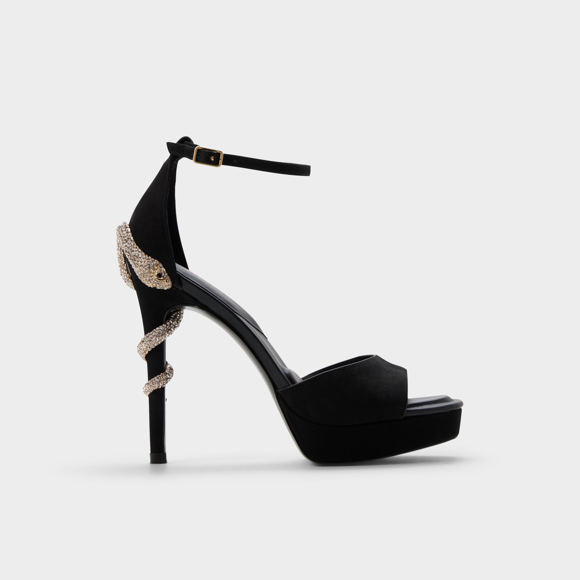 Other black Medusa in Other Black 14266744 - Strappy heeled sandal, Platform | Aldo