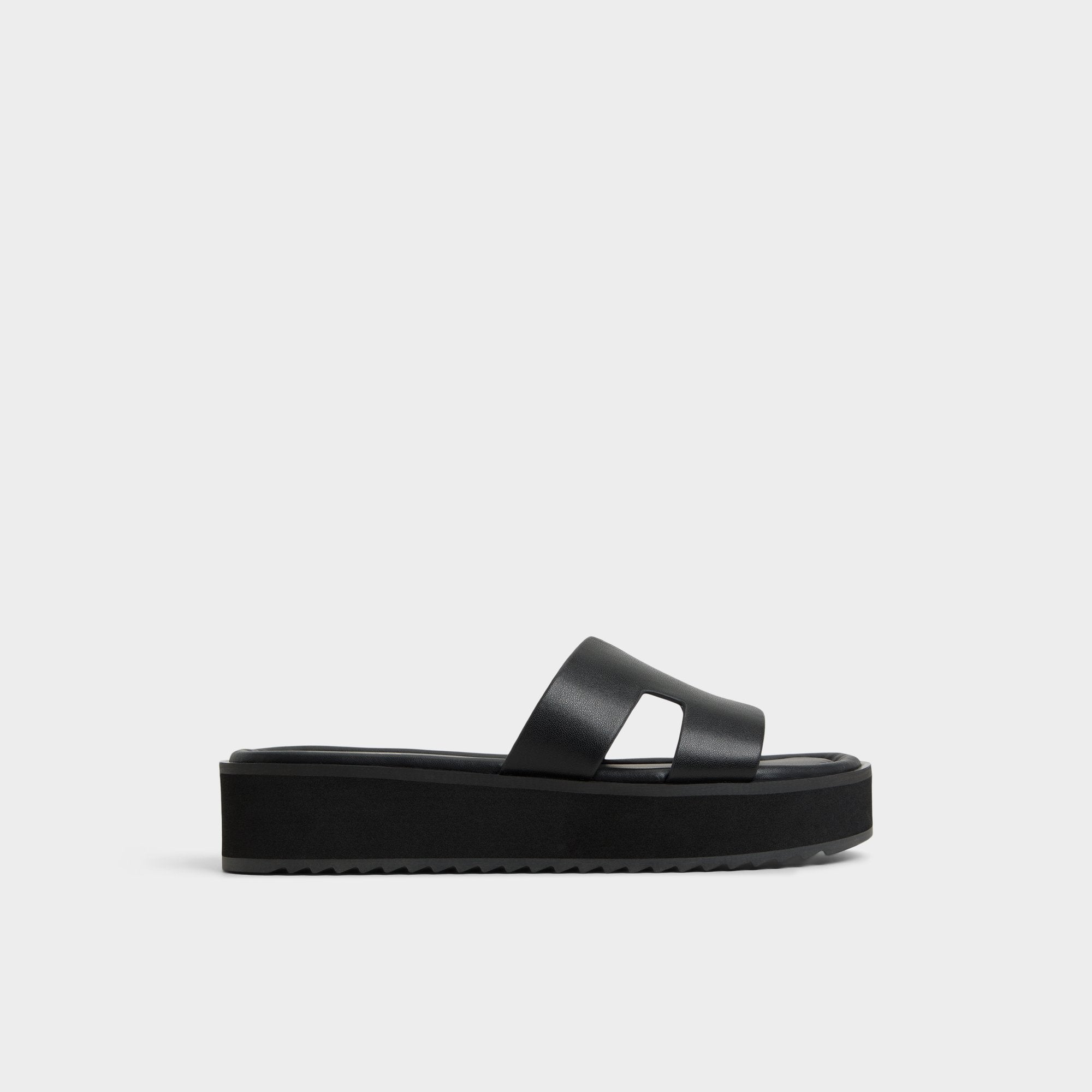 Black Anayelie in Black - Slide sandal, Platform | Aldo
