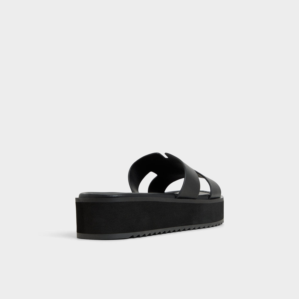 Black Anayelie in Black - Slide sandal, Platform | Aldo