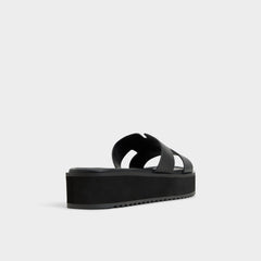 Black Anayelie in Black - Slide sandal, Platform | Aldo