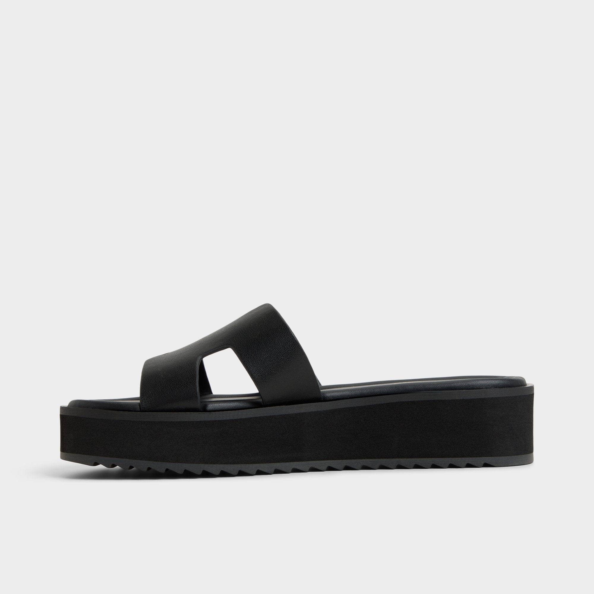 Black Anayelie in Black - Slide sandal, Platform | Aldo