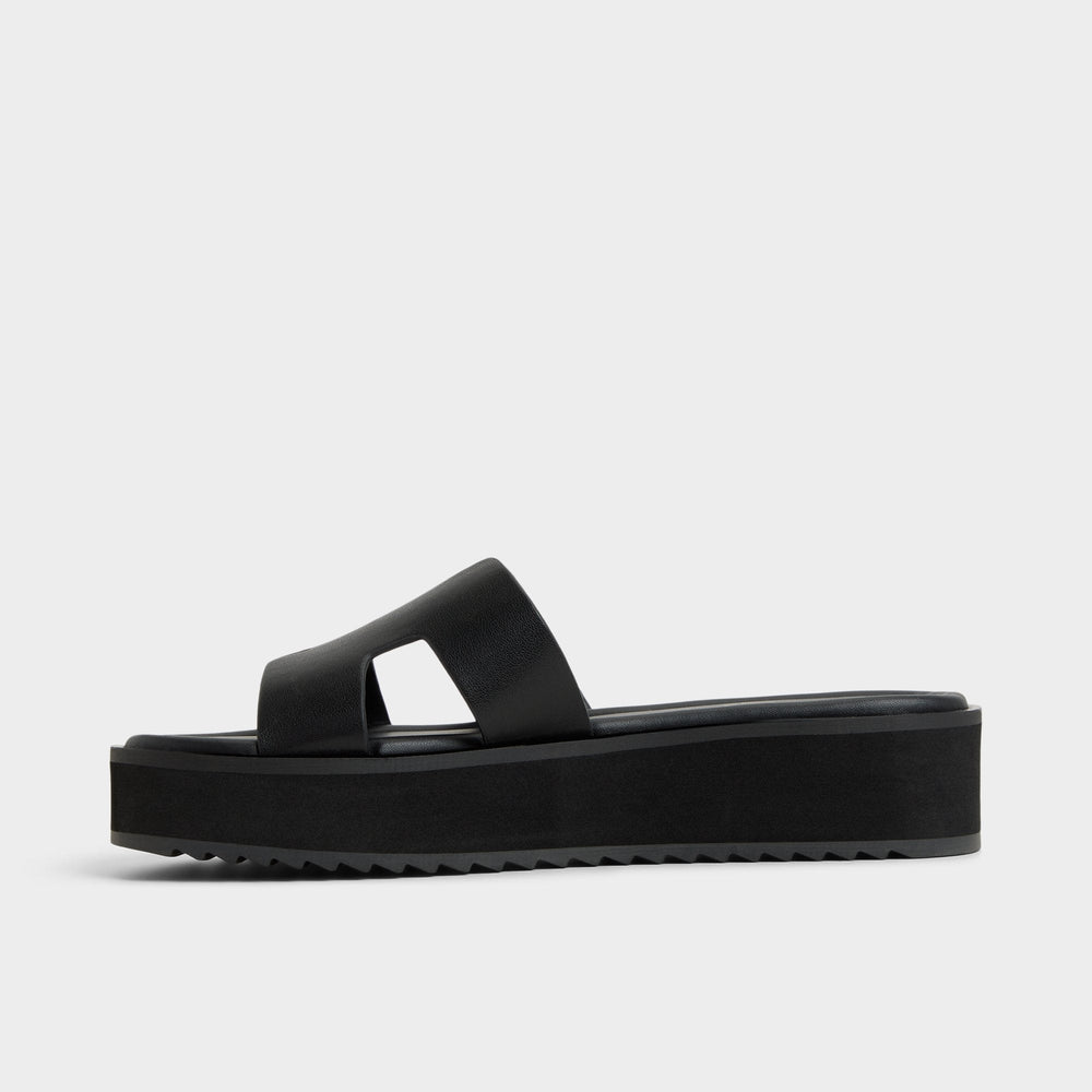 Black Anayelie in Black - Slide sandal, Platform | Aldo