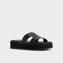 Black Anayelie in Black - Slide sandal, Platform | Aldo