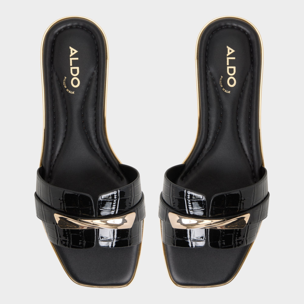 Black Darlina in Black - Slide sandal | Aldo