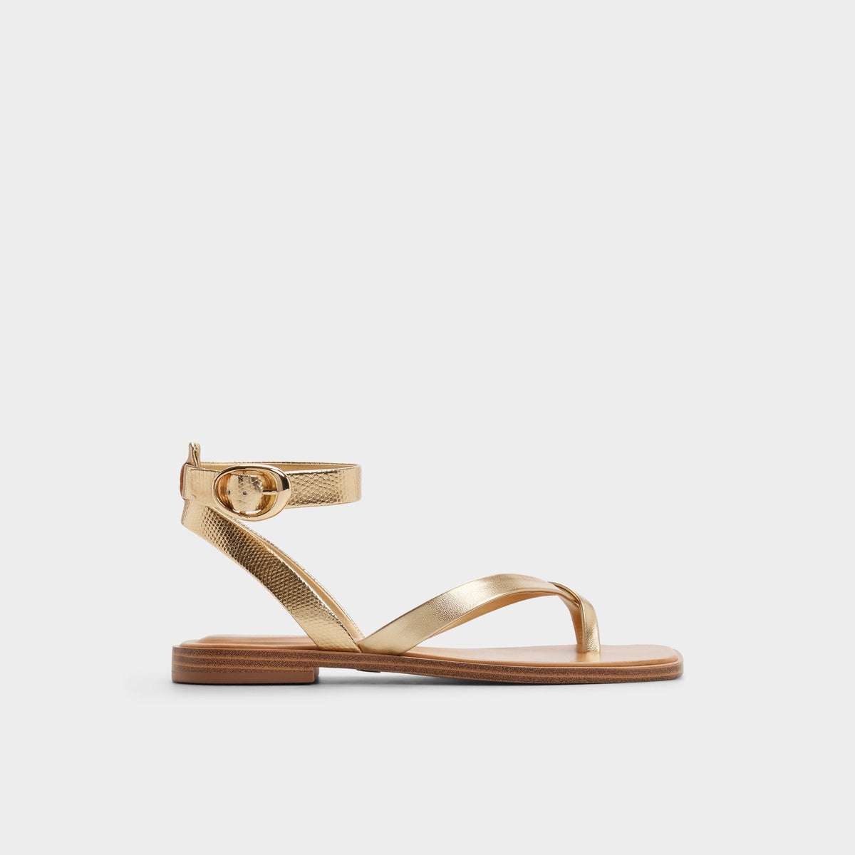 Gold Daressi in Gold - Flat sandal | Aldo
