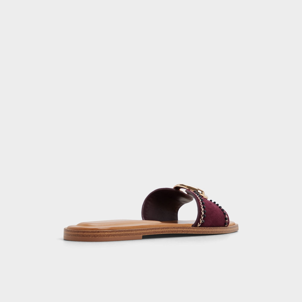 Bordo Biggin in Bordo - Slide sandal | Aldo