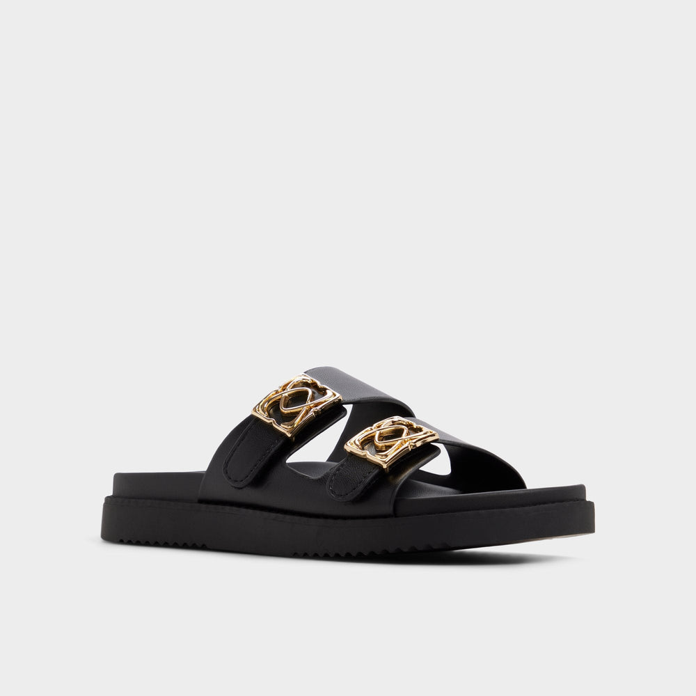 Black Mungos in Black - Footbed sandal, Footbed sandal | Aldo
