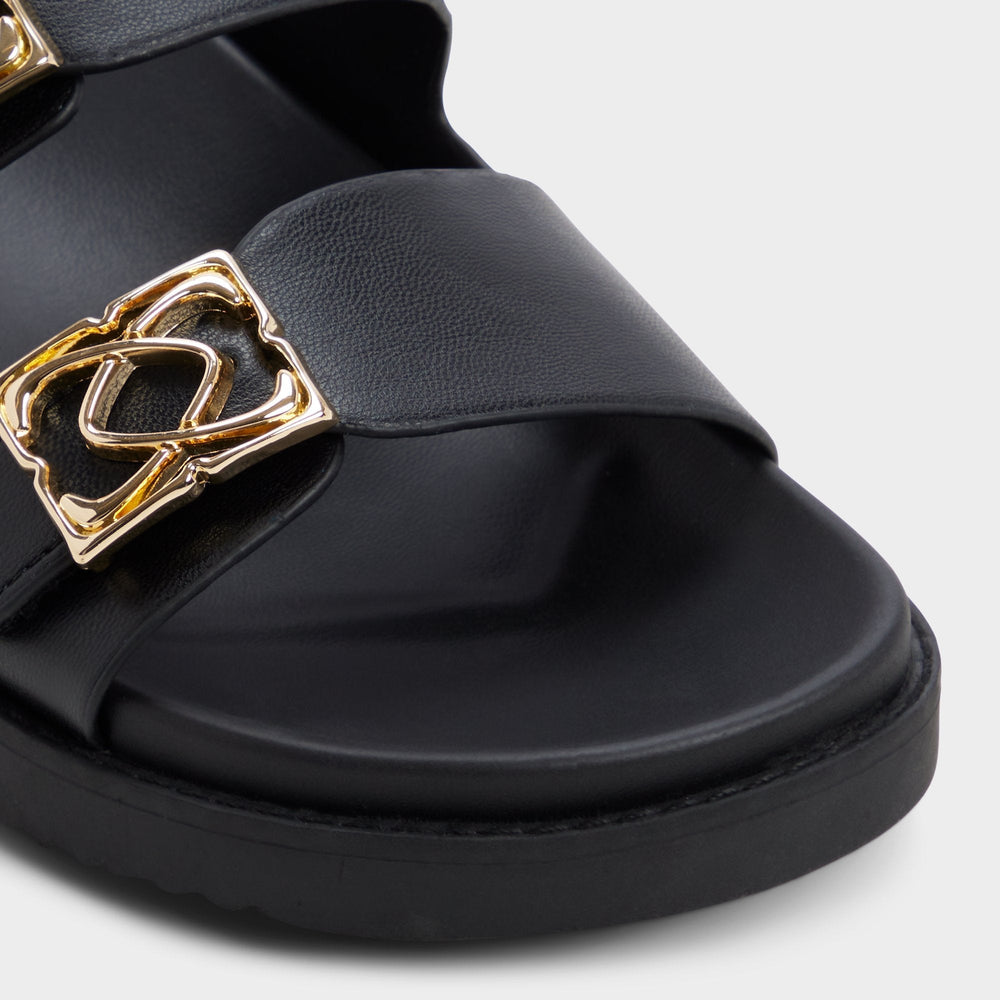 Black Mungos in Black - Footbed sandal, Footbed sandal | Aldo