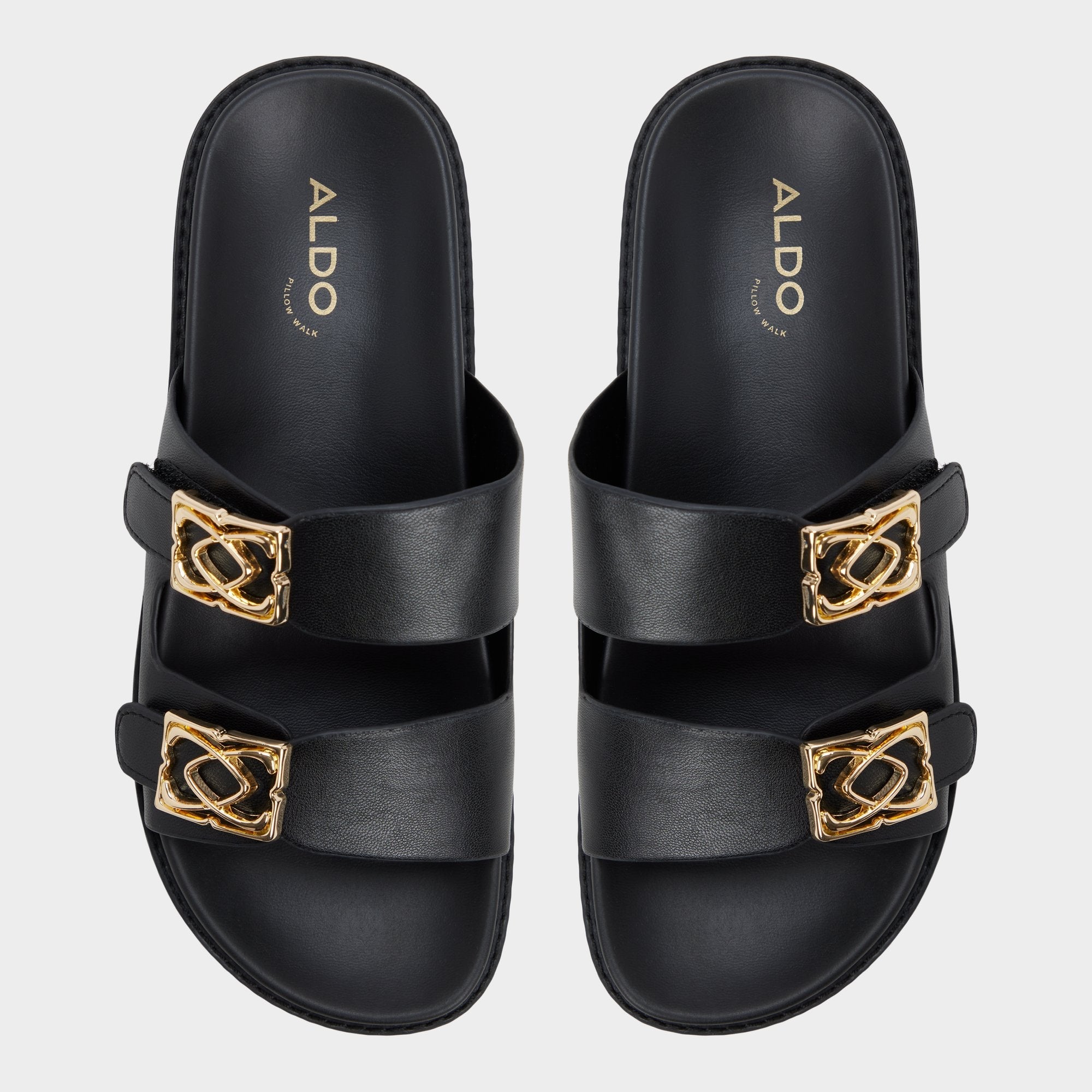 Black Mungos in Black - Footbed sandal, Footbed sandal | Aldo