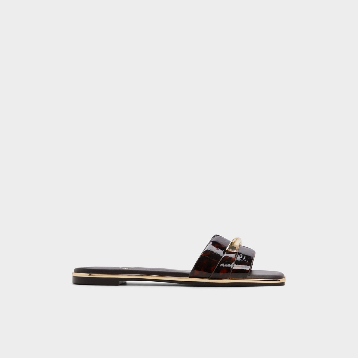 Open brown Darlina in Open Brown - Slide sandal | Aldo
