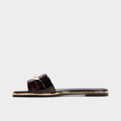 Open brown Darlina in Open Brown - Slide sandal | Aldo