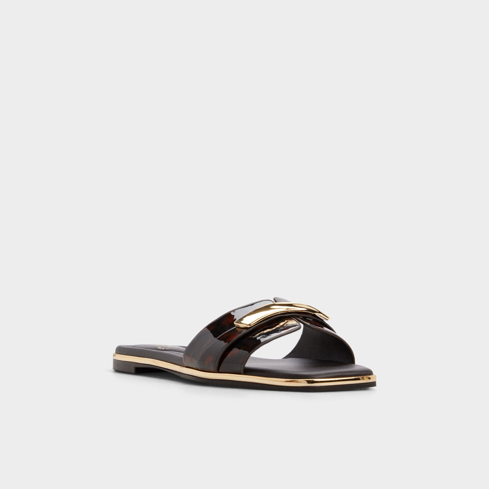 Open brown Darlina in Open Brown - Slide sandal | Aldo
