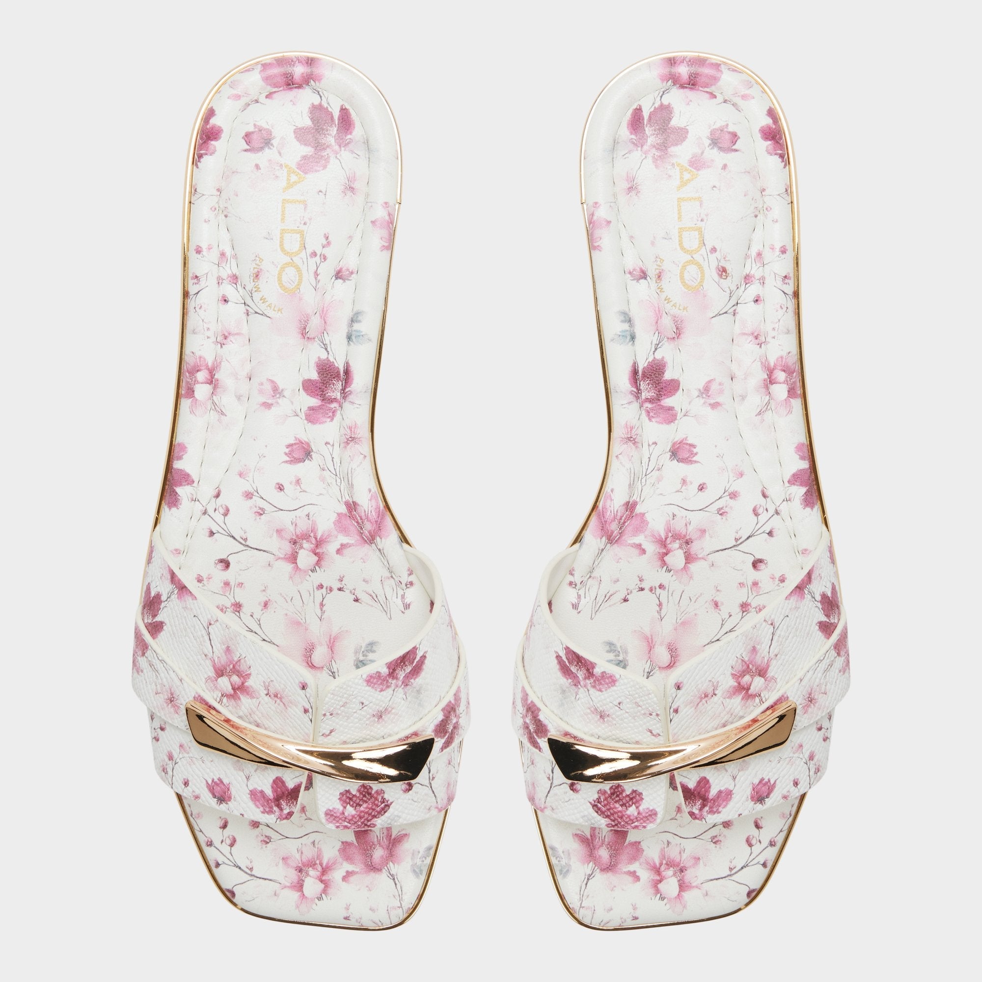 White combo Darlina in White Combo - Slide sandal | Aldo