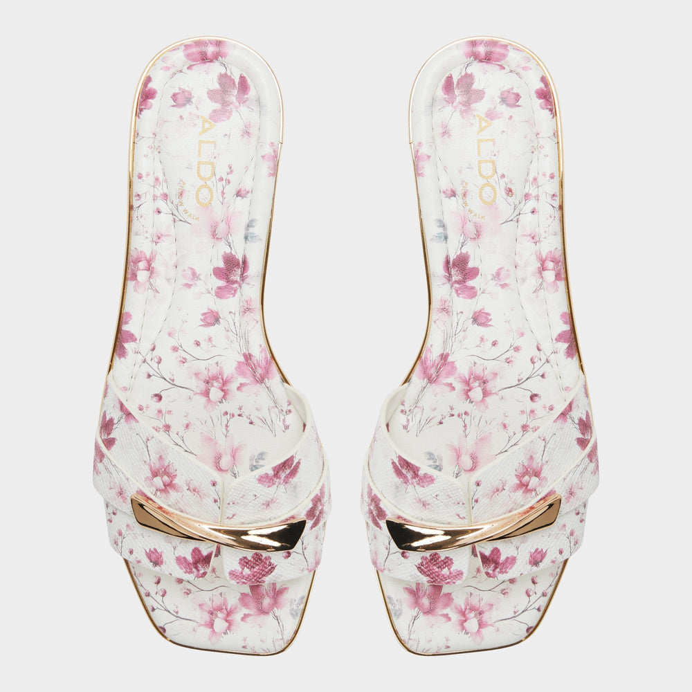 White combo Darlina in White Combo - Slide sandal | Aldo