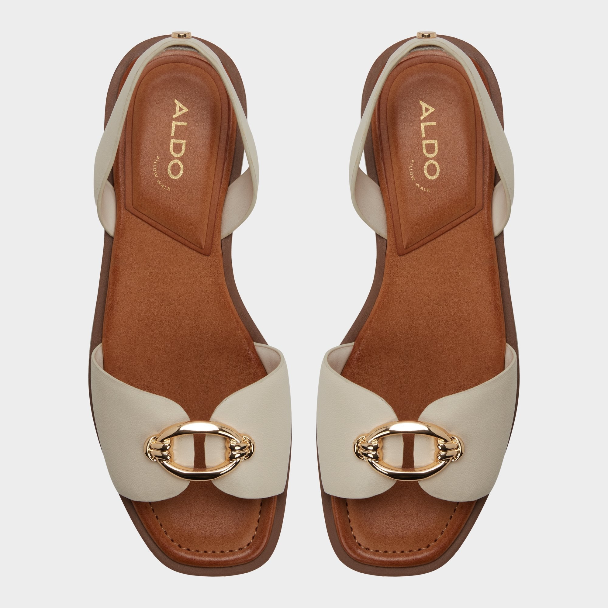 Other white Calelian in Other White - Flat sandal | Aldo