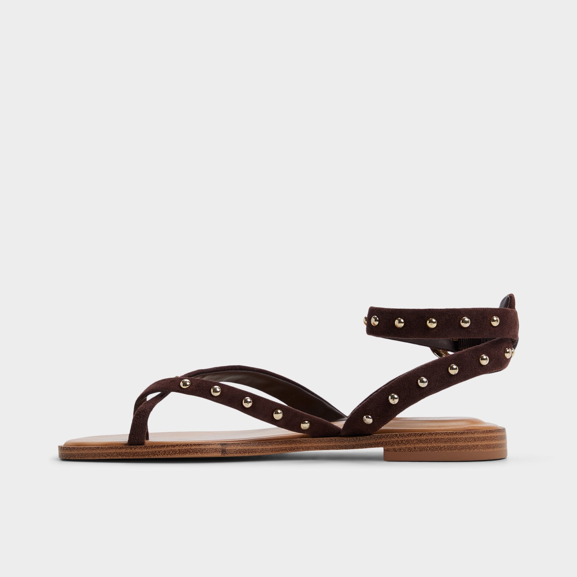 Dark brown Daressi in Dark Brown - Flat sandal | Aldo