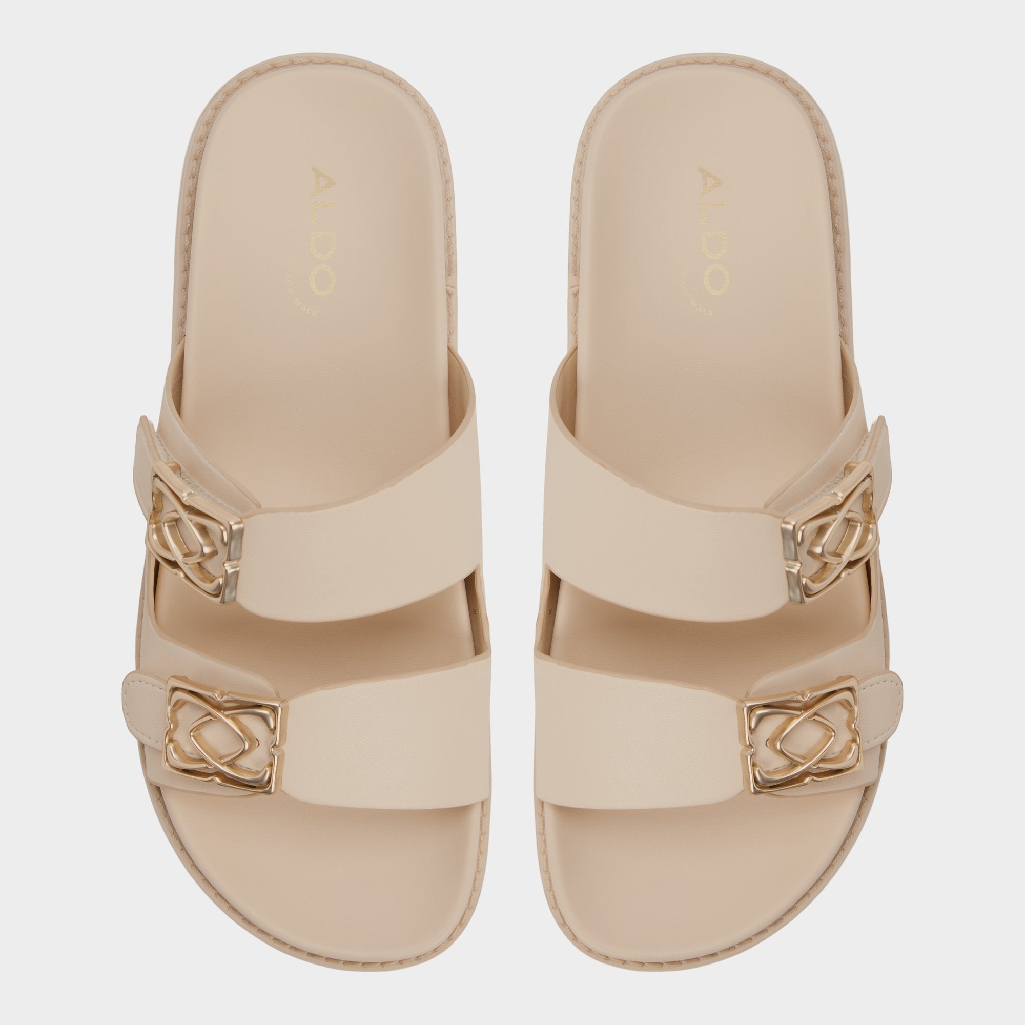 Cream Mungos in Cream - Footbed sandal, Footbed sandal | Aldo