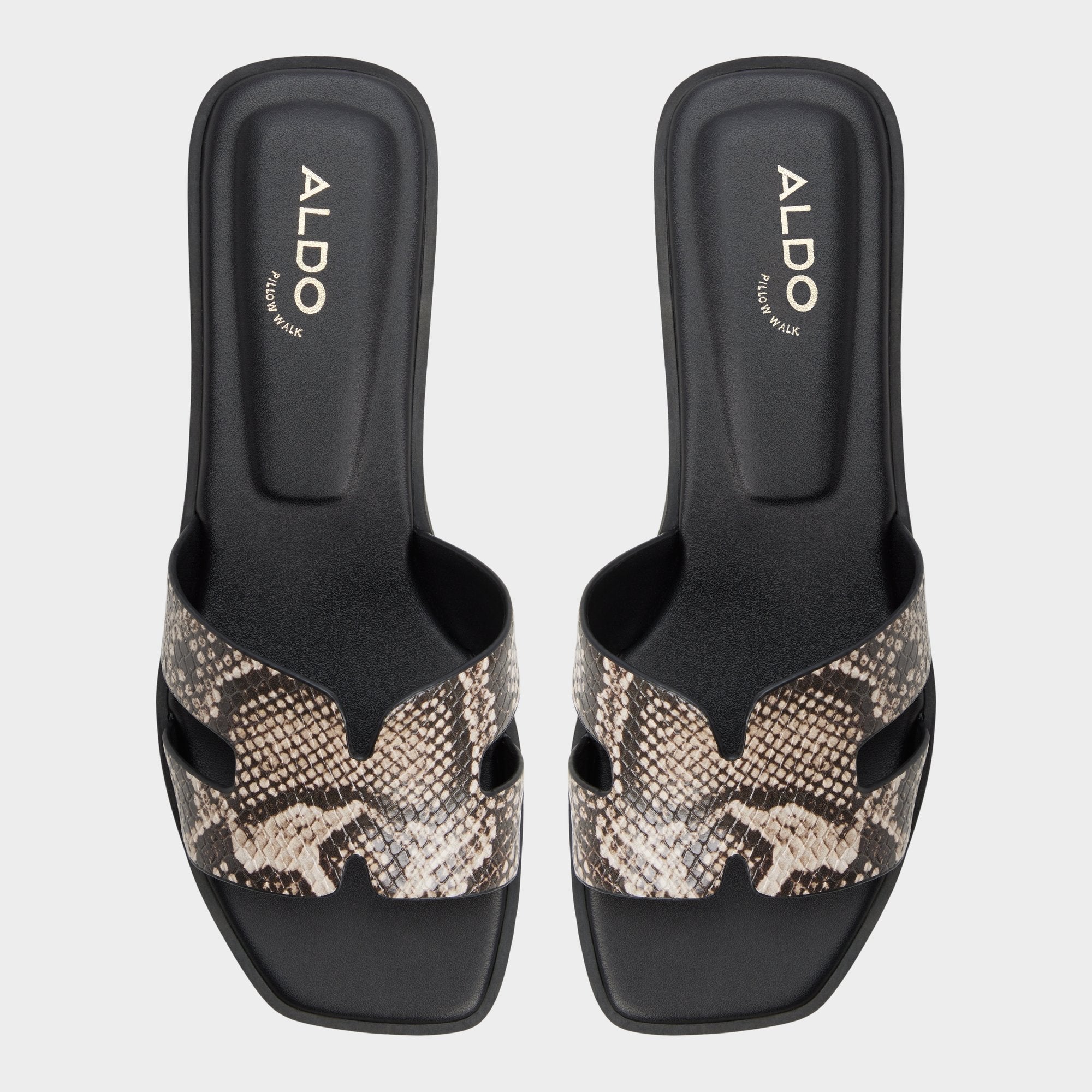 Open brown Itsandal in Open Brown 14190528 - Slide sandal | Aldo