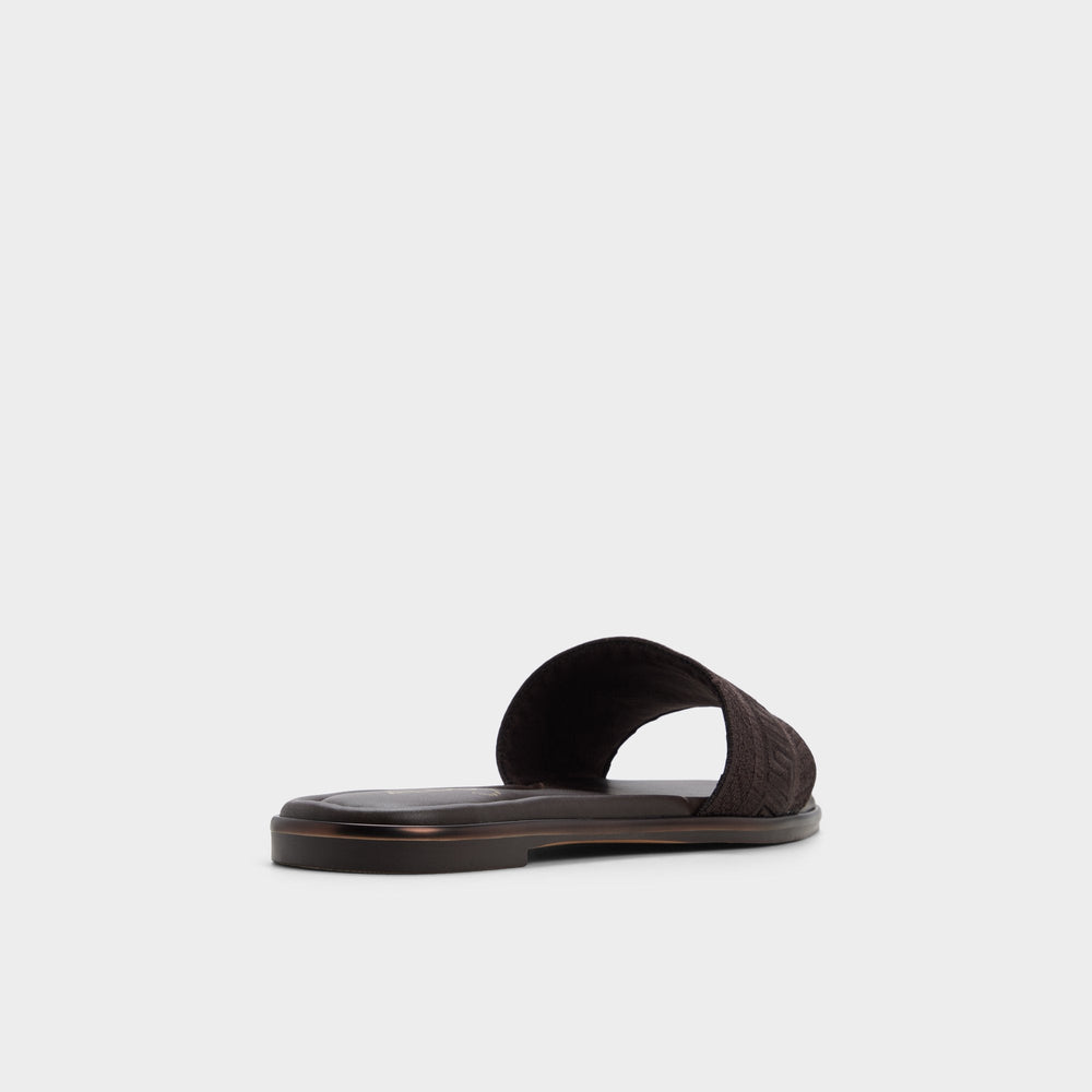Dark brown Oceania in Dark Brown 14298155 - Slide sandal | Aldo