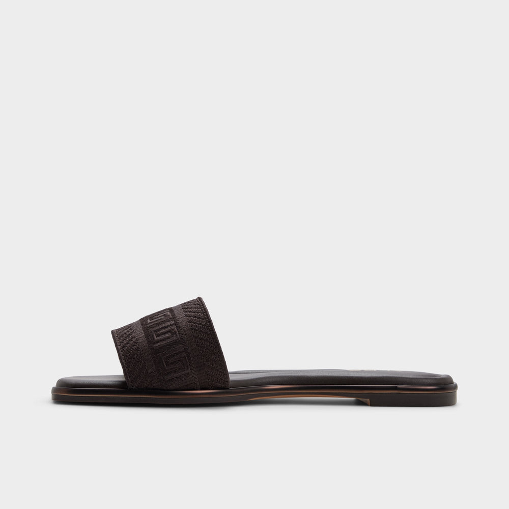 Dark brown Oceania in Dark Brown 14298155 - Slide sandal | Aldo