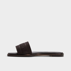 Dark brown Oceania in Dark Brown 14298155 - Slide sandal | Aldo