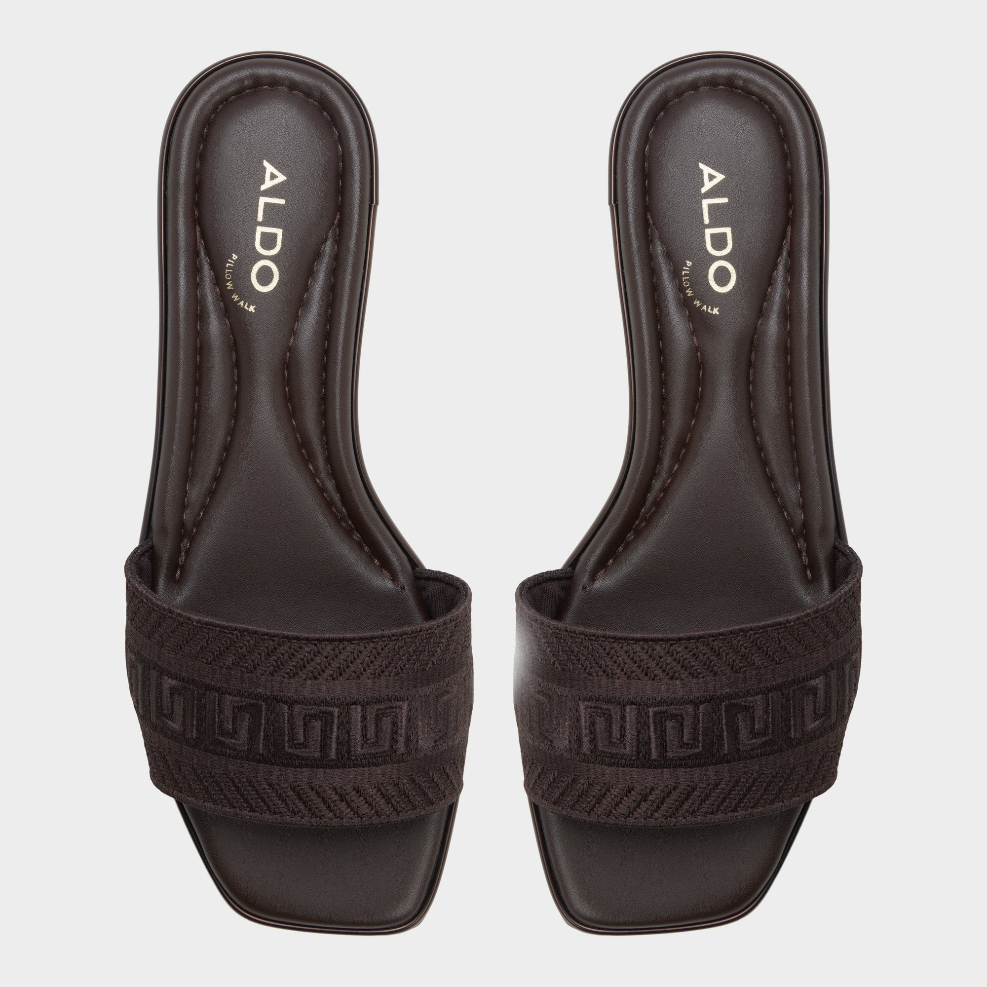 Dark brown Oceania in Dark Brown 14298155 - Slide sandal | Aldo