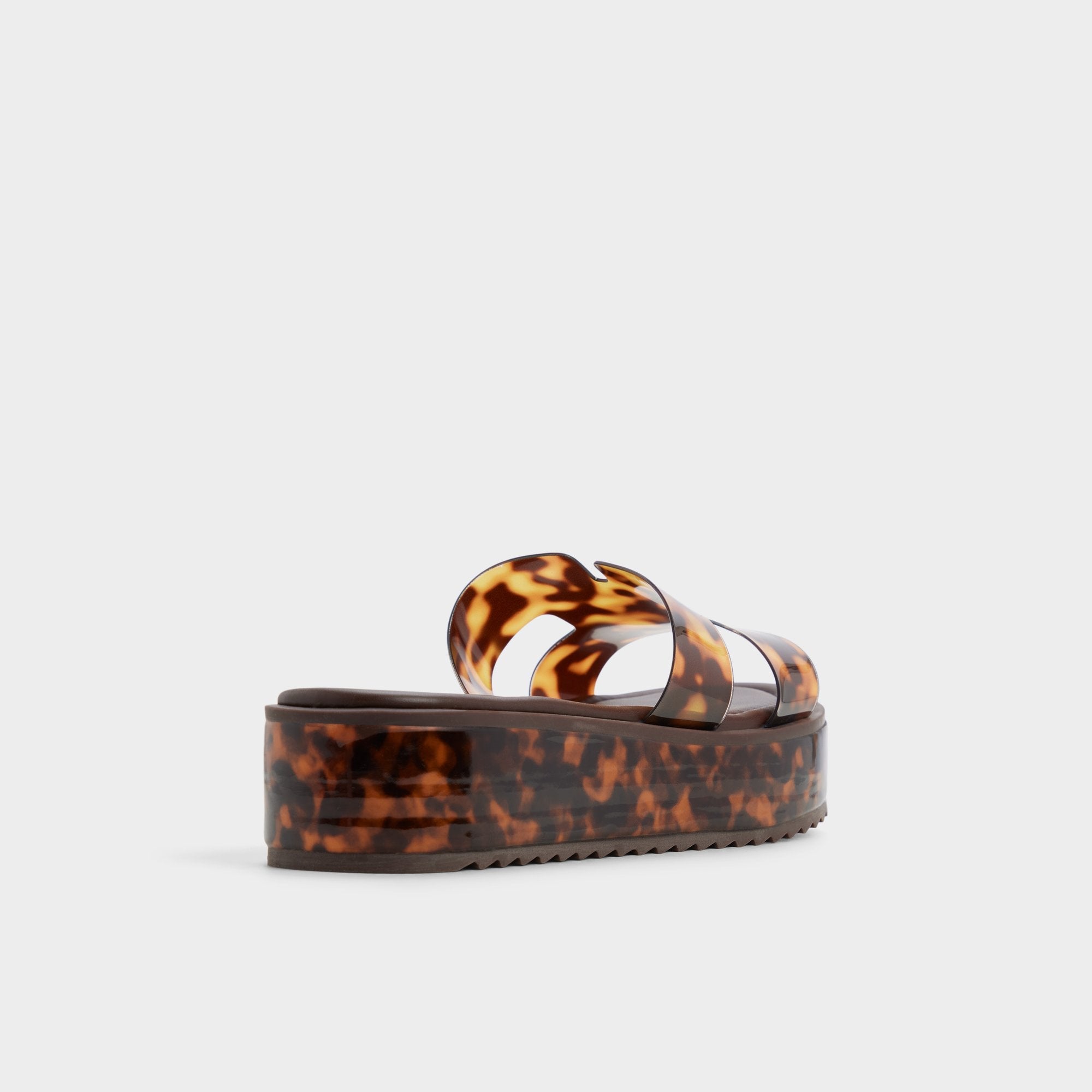 Open brown Anayelie in Open Brown - Slide sandal, Platform | Aldo