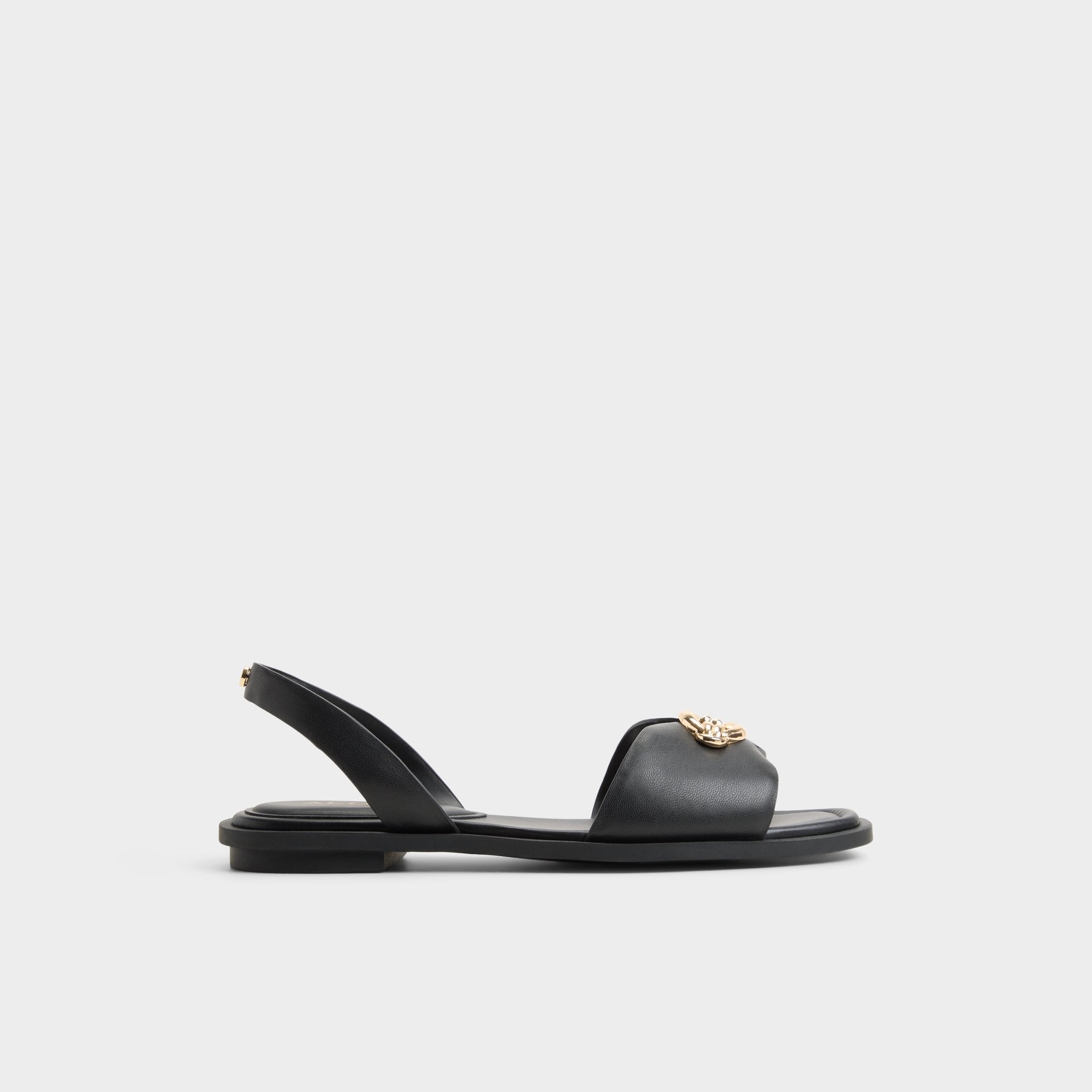 Black Calelian in Black - Flat sandal | Aldo