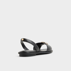 Black Calelian in Black - Flat sandal | Aldo