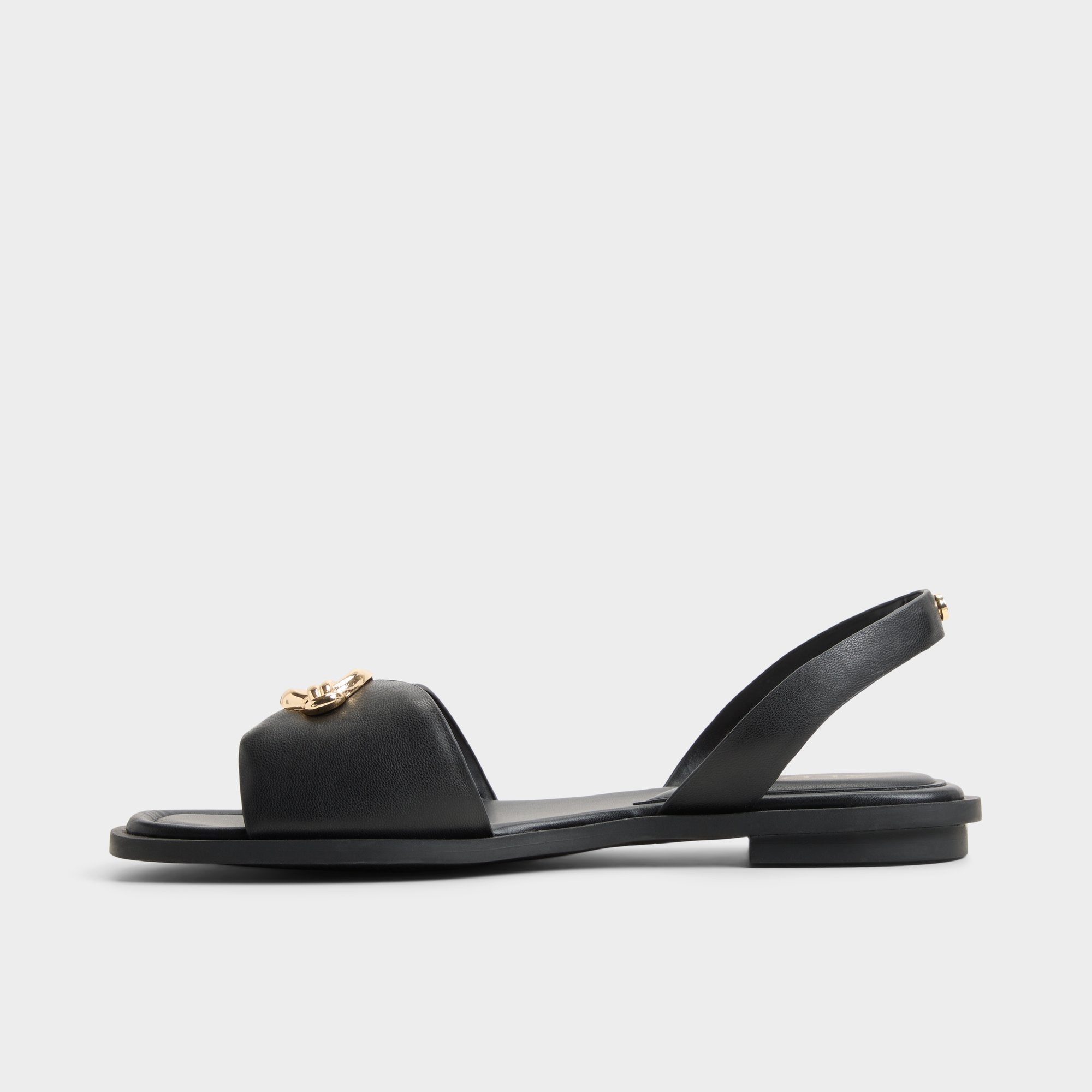 Black Calelian in Black - Flat sandal | Aldo