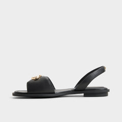 Black Calelian in Black - Flat sandal | Aldo
