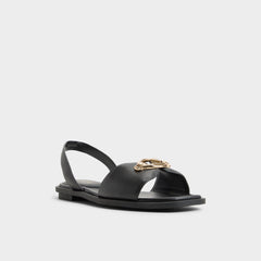 Black Calelian in Black - Flat sandal | Aldo