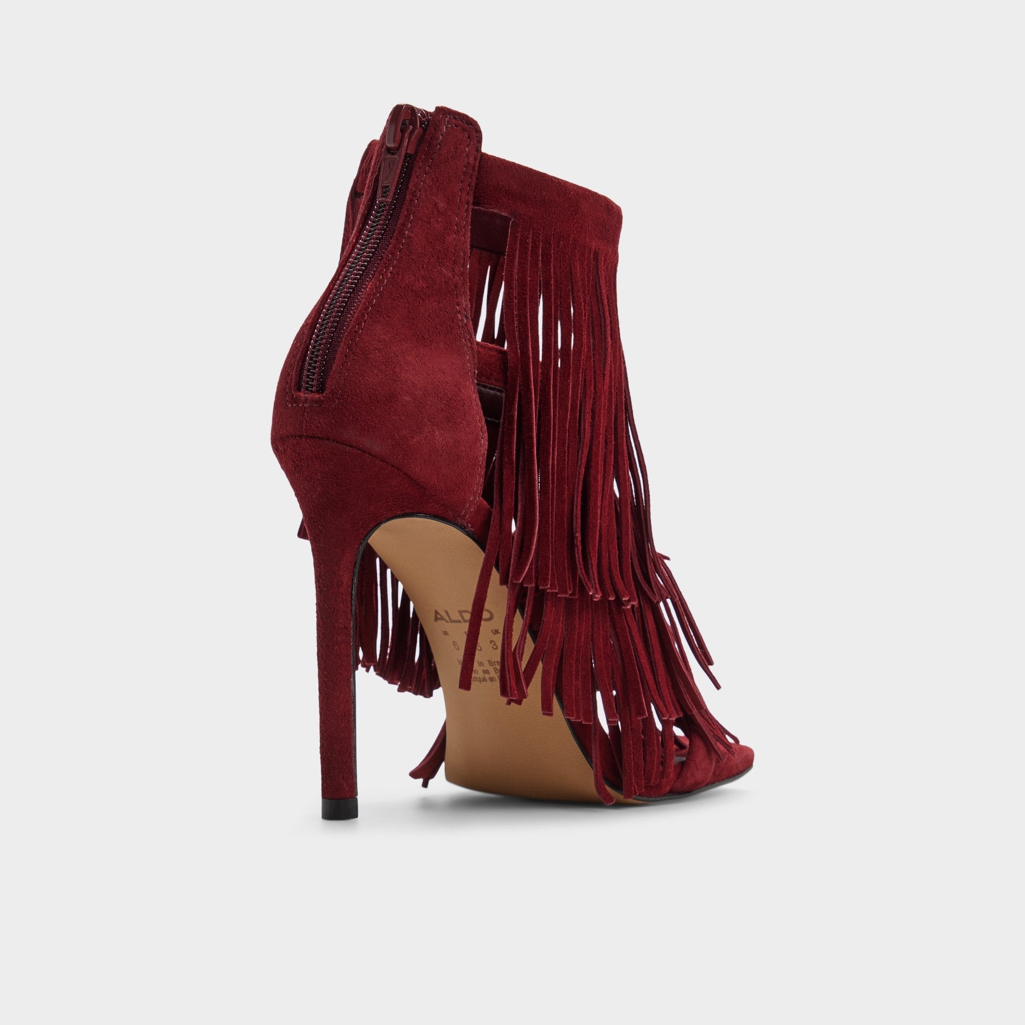 Bordo Nahana in Bordo - Strappy heeled sandal, Stiletto heel | Aldo