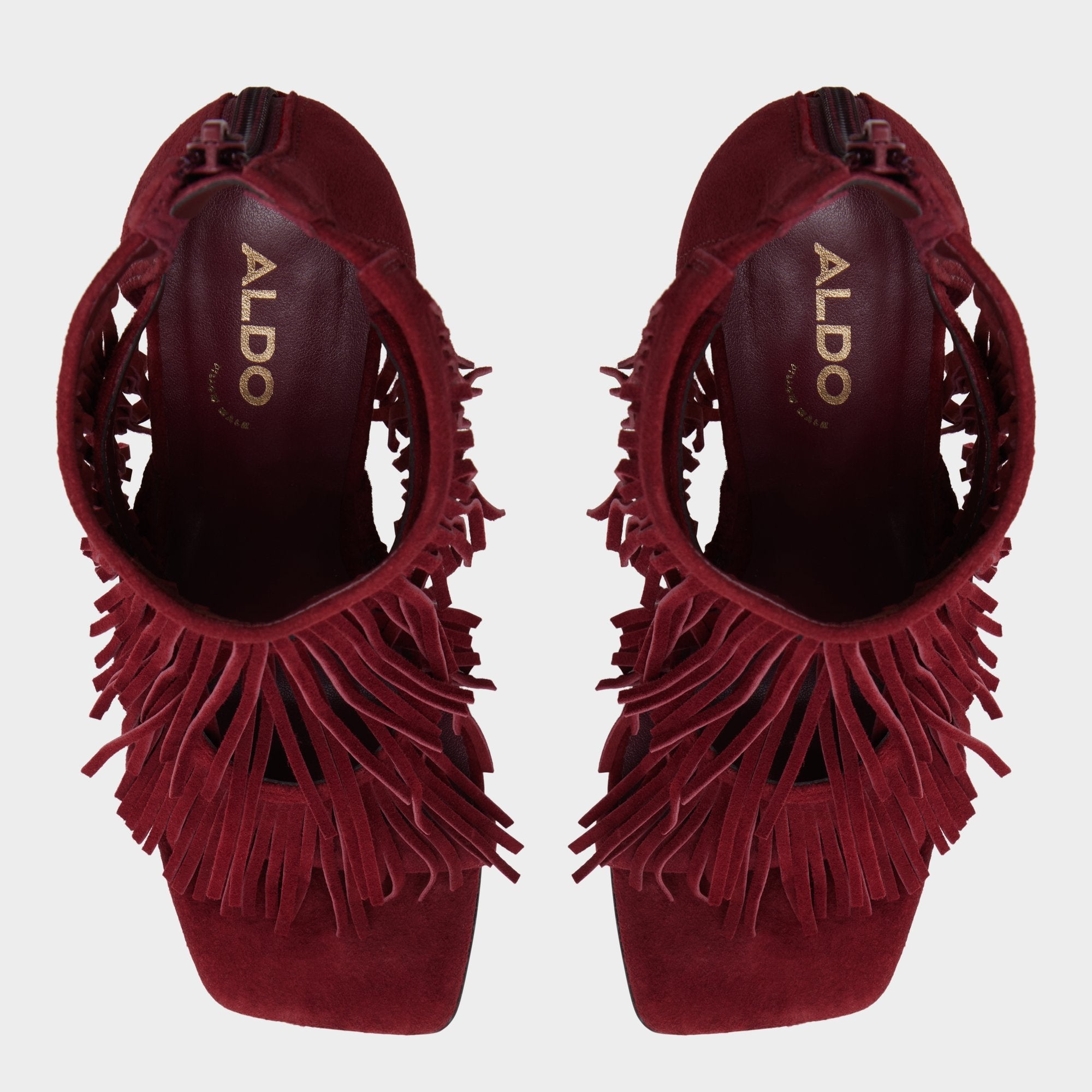 Bordo Nahana in Bordo - Strappy heeled sandal, Stiletto heel | Aldo