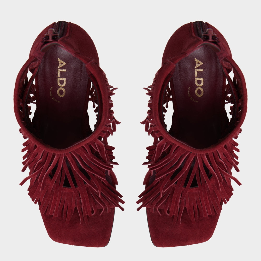 Bordo Nahana in Bordo - Strappy heeled sandal, Stiletto heel | Aldo