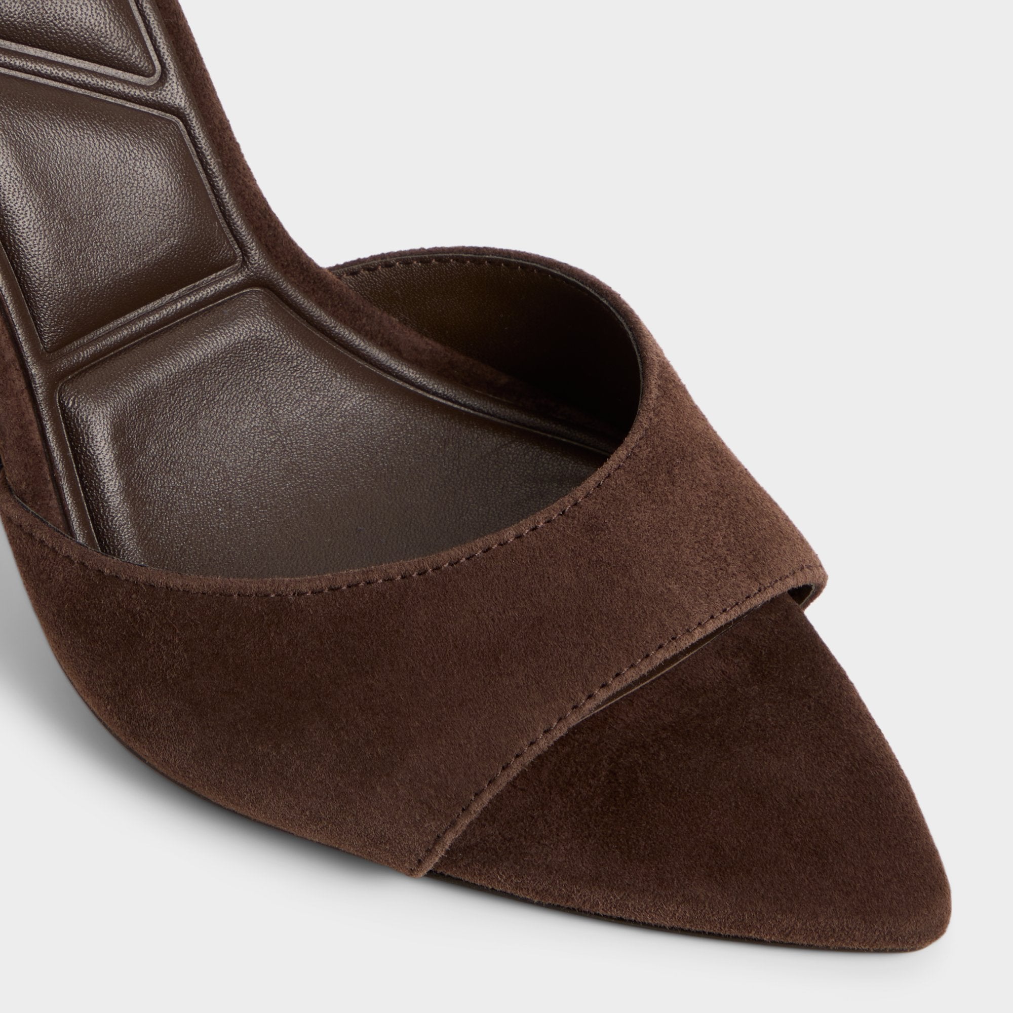 Dark brown Medeza in Dark Brown - Strappy heeled sandal | Aldo