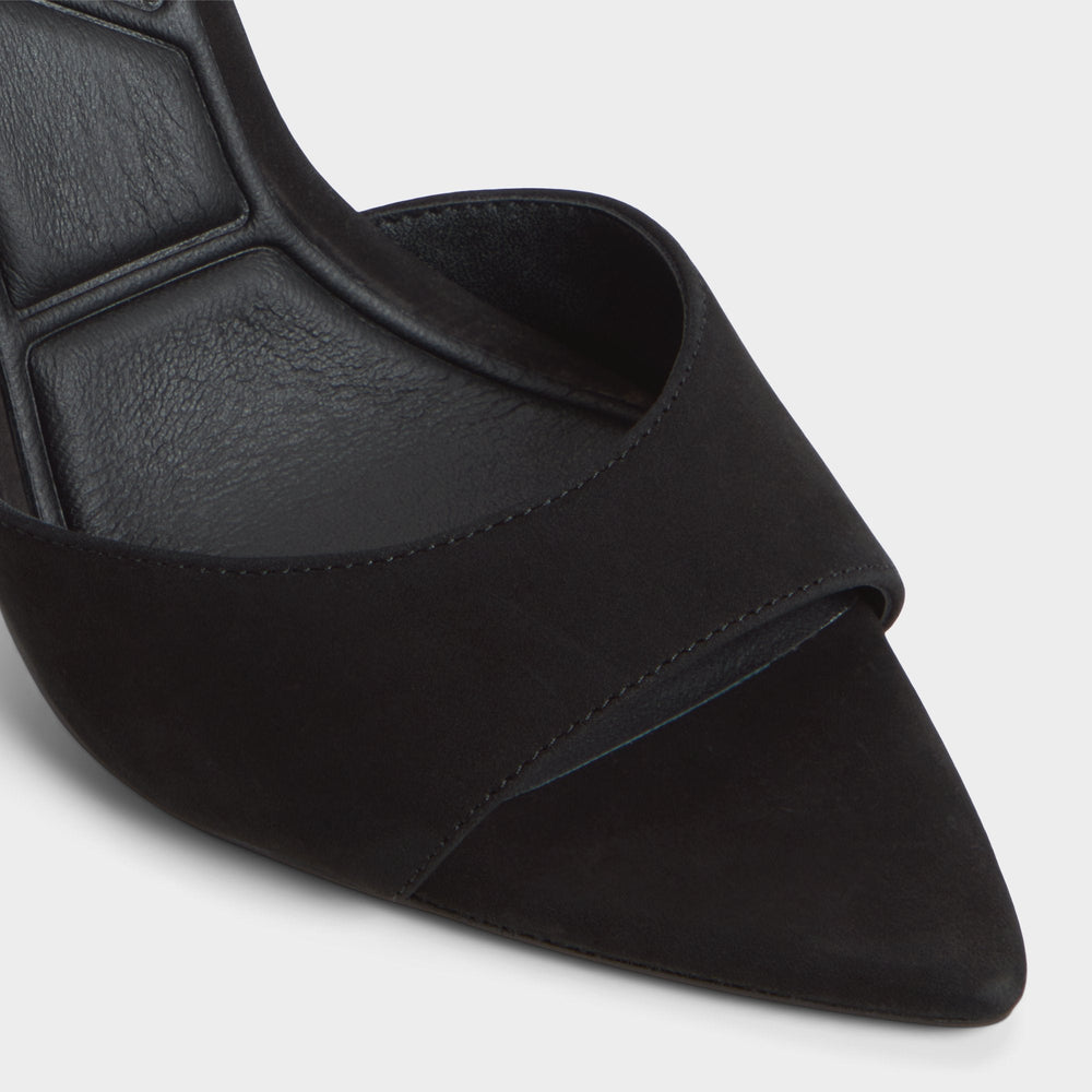 Black Medeza in Black - Strappy heeled sandal | Aldo