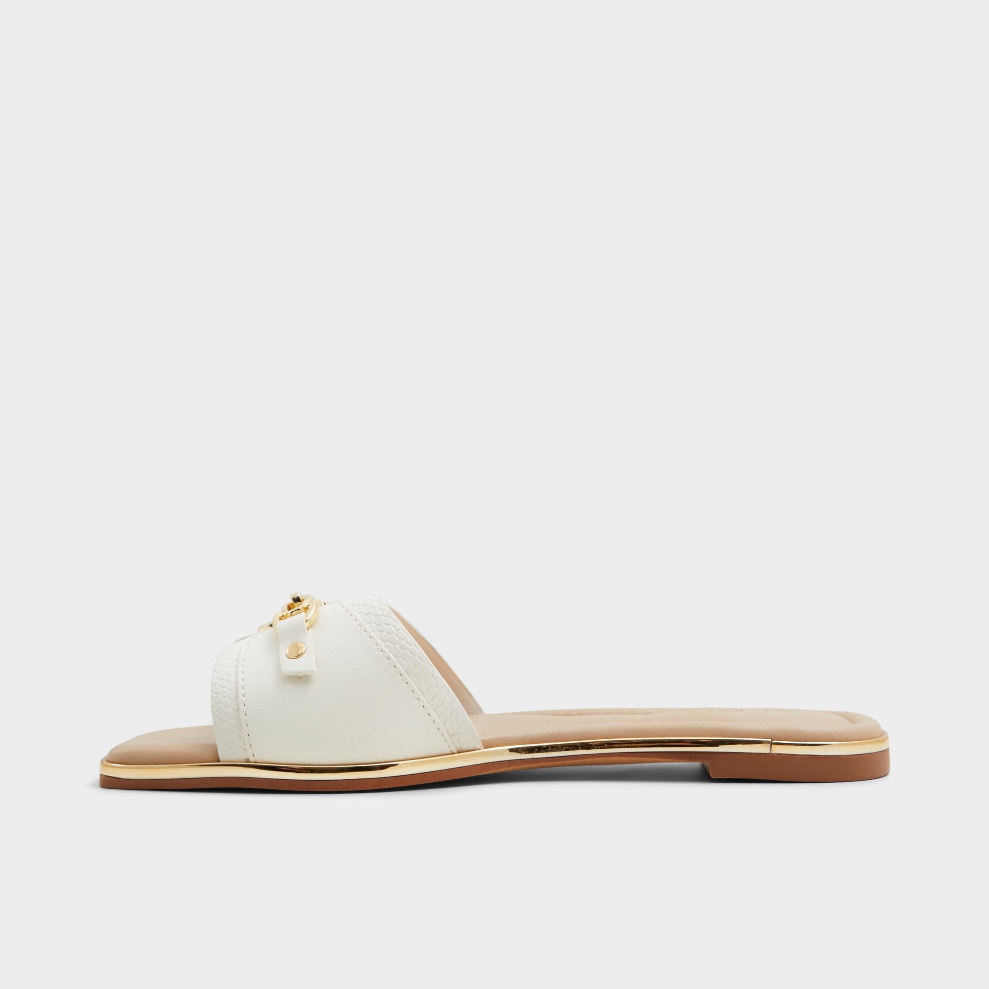 Open white Alamassi Open White Women's Flats - Slide sandal | Aldo