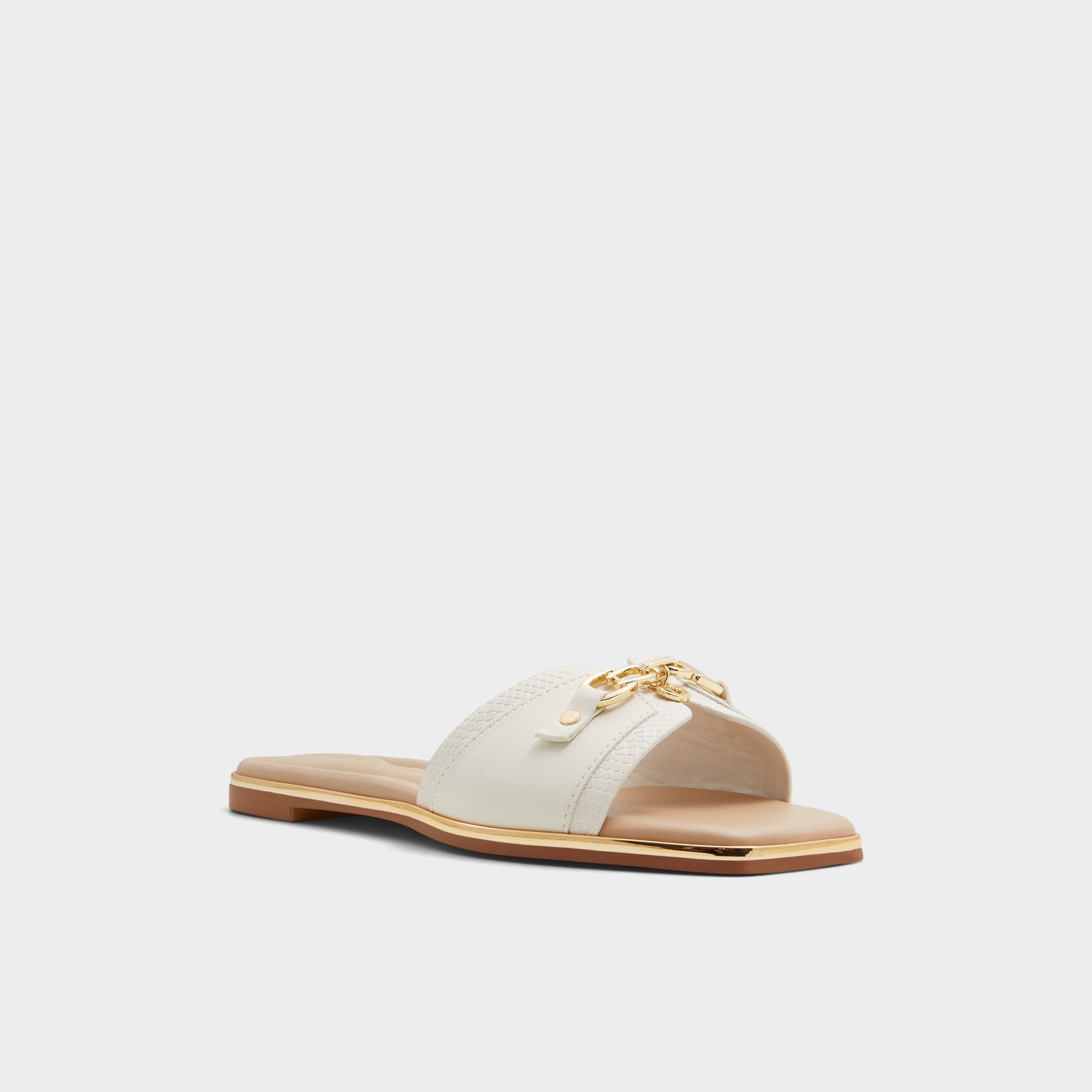 Open white Alamassi Open White Women's Flats - Slide sandal | Aldo