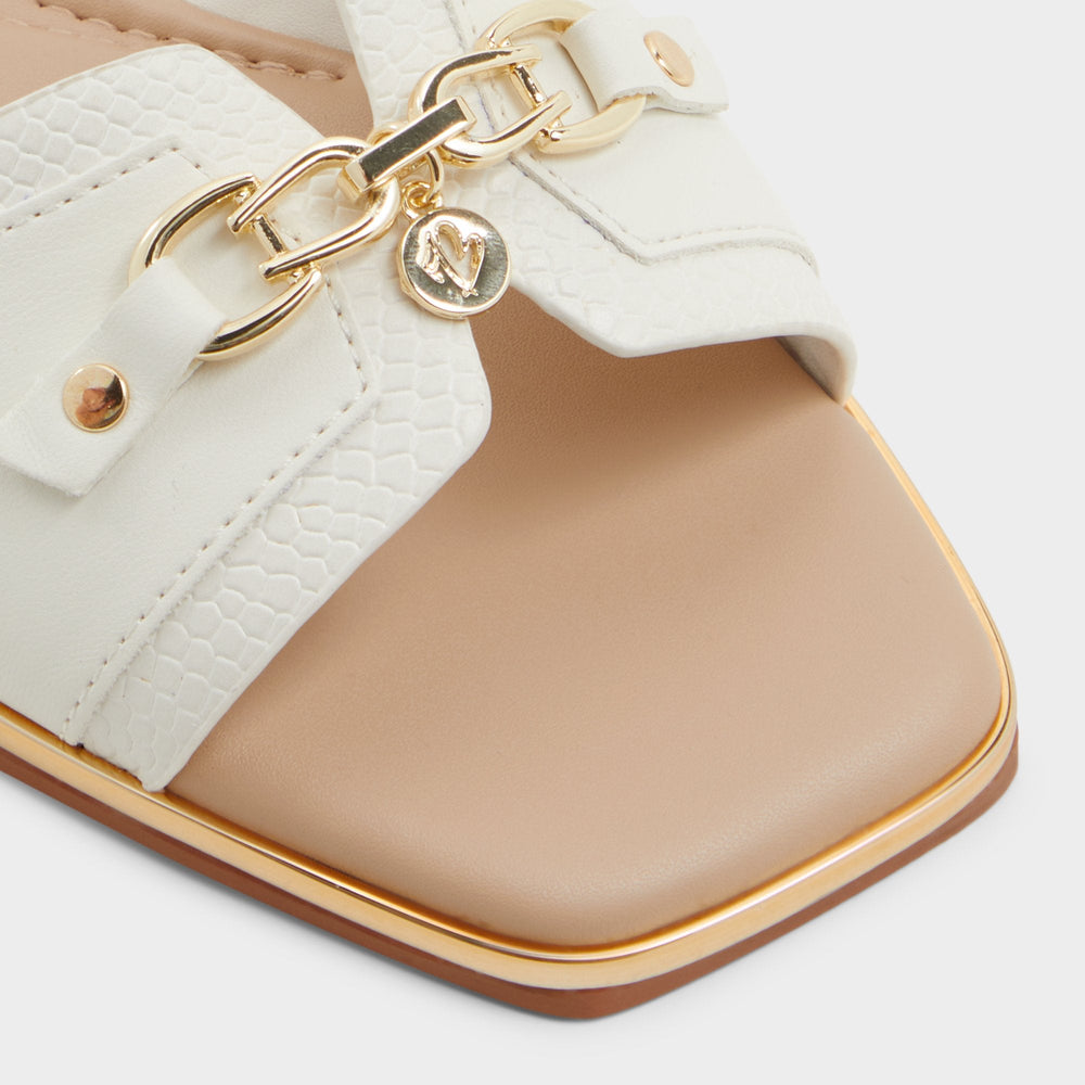 Open white Alamassi Open White Women's Flats - Slide sandal | Aldo