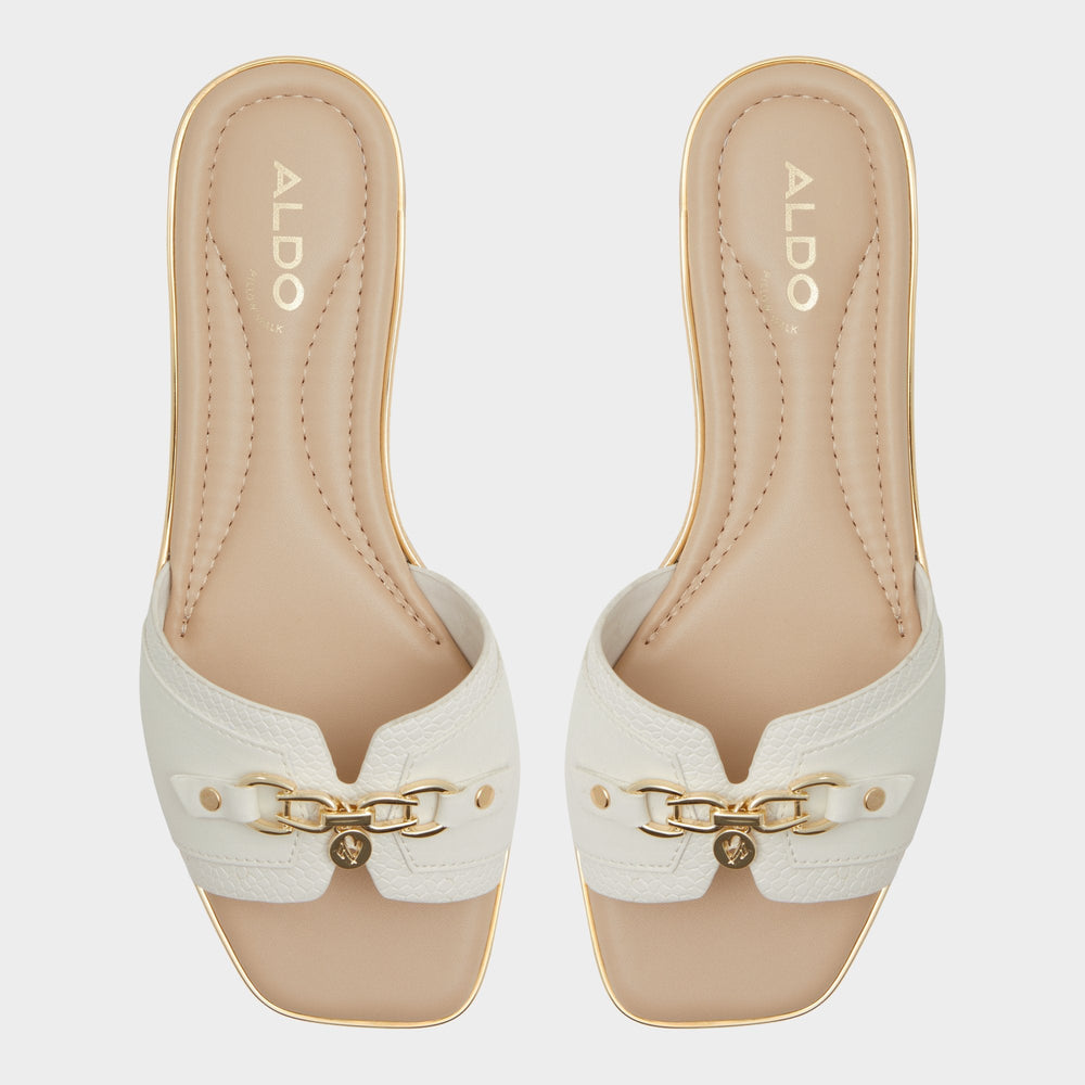 Open white Alamassi Open White Women's Flats - Slide sandal | Aldo
