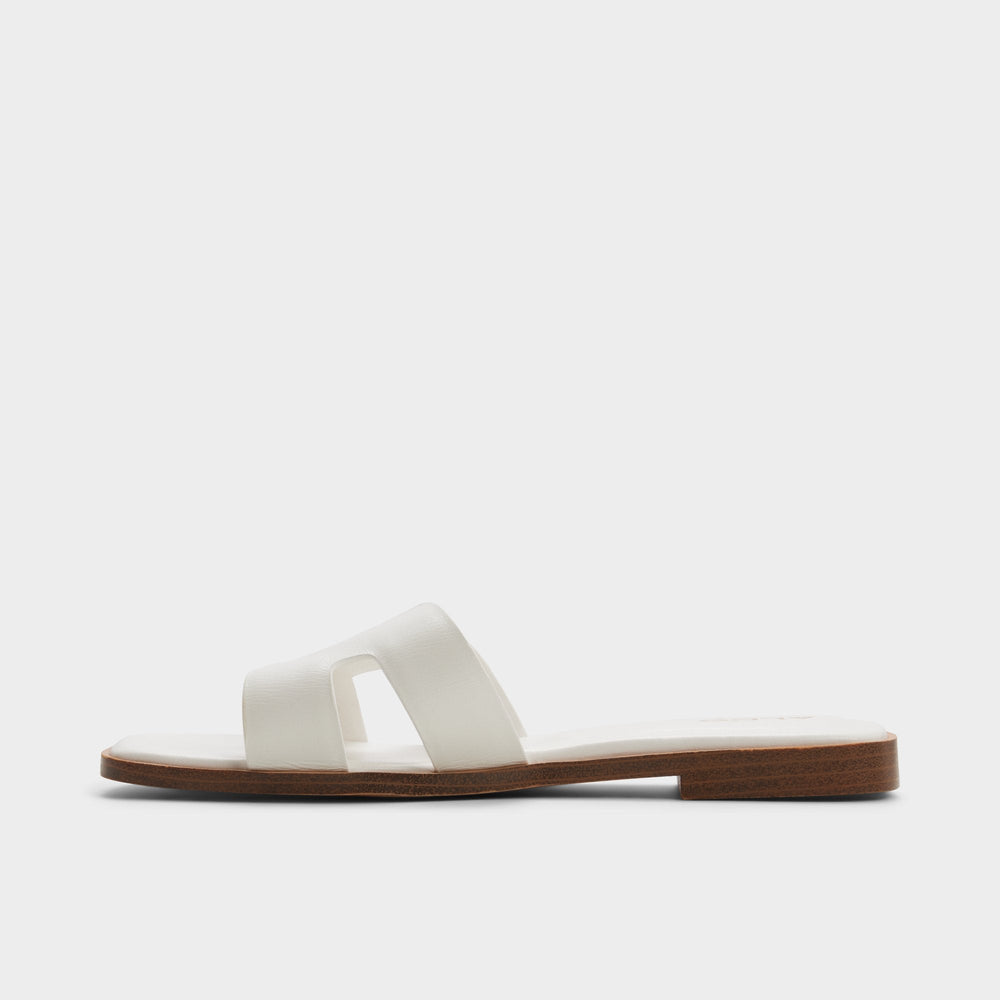 White Itsandalb in White - Slide sandal | Aldo