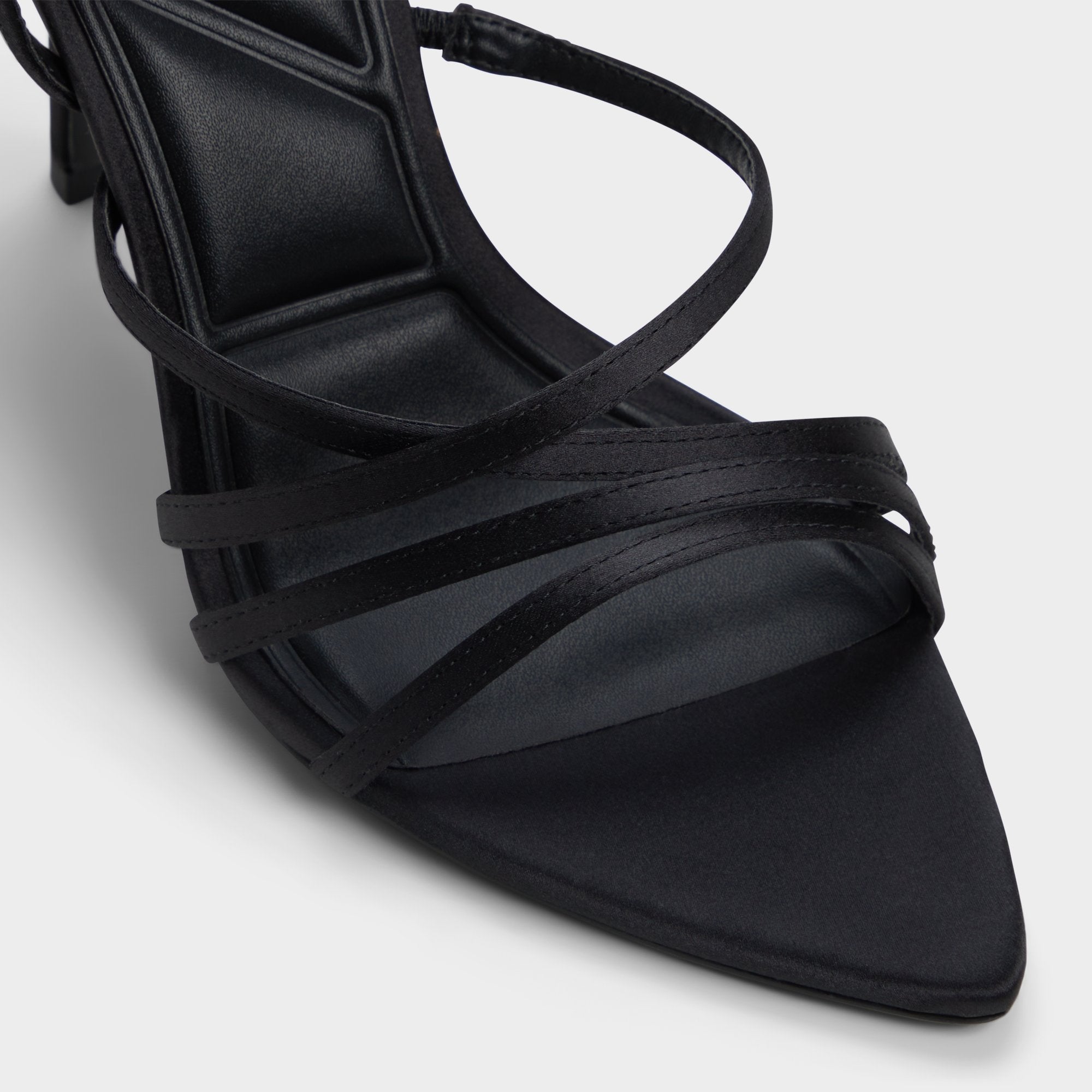 Black Solania Black Women's Strappy sandals - Strappy heeled sandal, Stiletto heel | Aldo