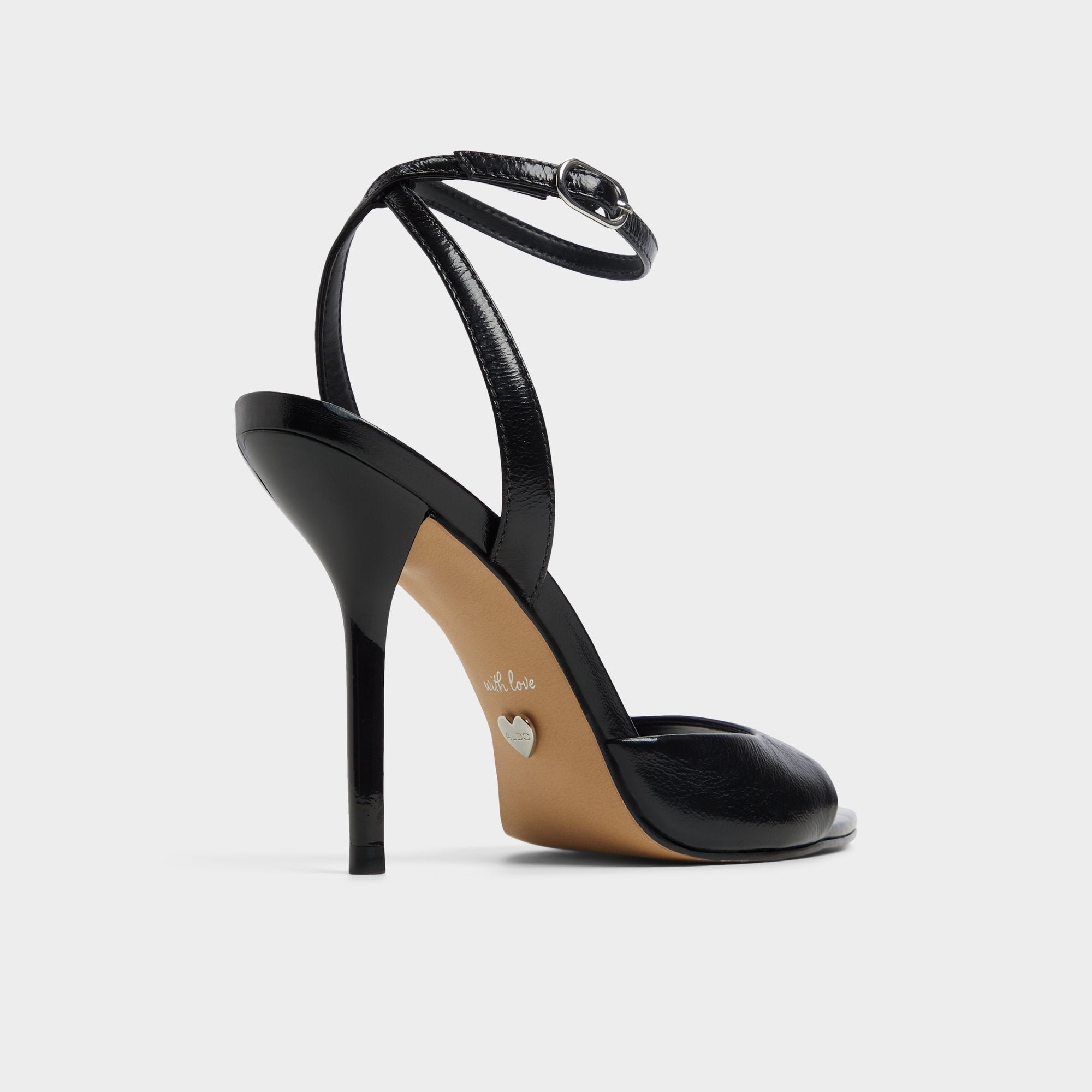 Black Forevermore Black Women's Strappy sandals - Strappy heeled sandal, Stiletto heel | Aldo