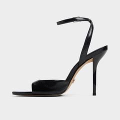 Black Forevermore Black Women's Strappy sandals - Strappy heeled sandal, Stiletto heel | Aldo