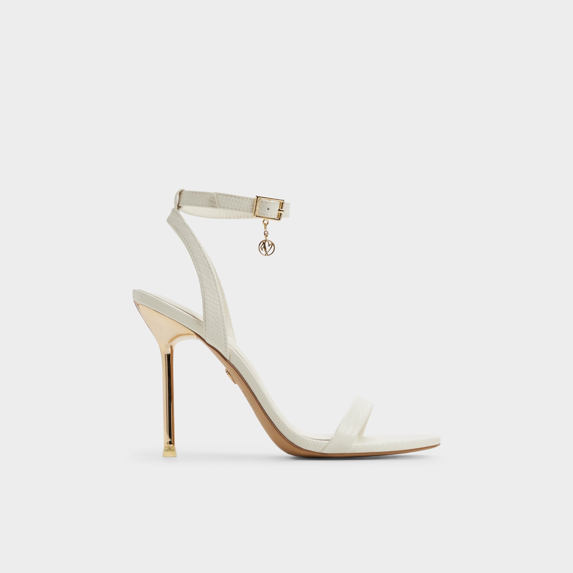 White Maristou White Women's Strappy sandals - Heeled sandal, Stiletto heel | Aldo