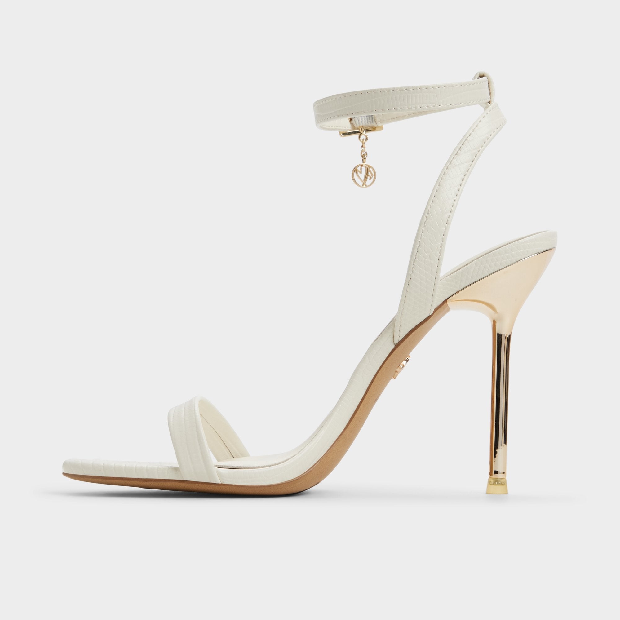 White Maristou White Women's Strappy sandals - Heeled sandal, Stiletto heel | Aldo