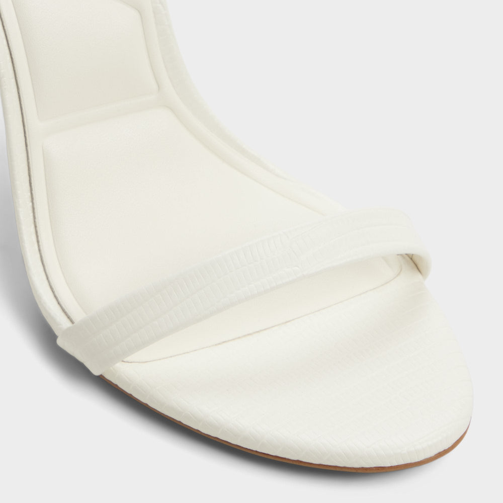 White Maristou White Women's Strappy sandals - Heeled sandal, Stiletto heel | Aldo