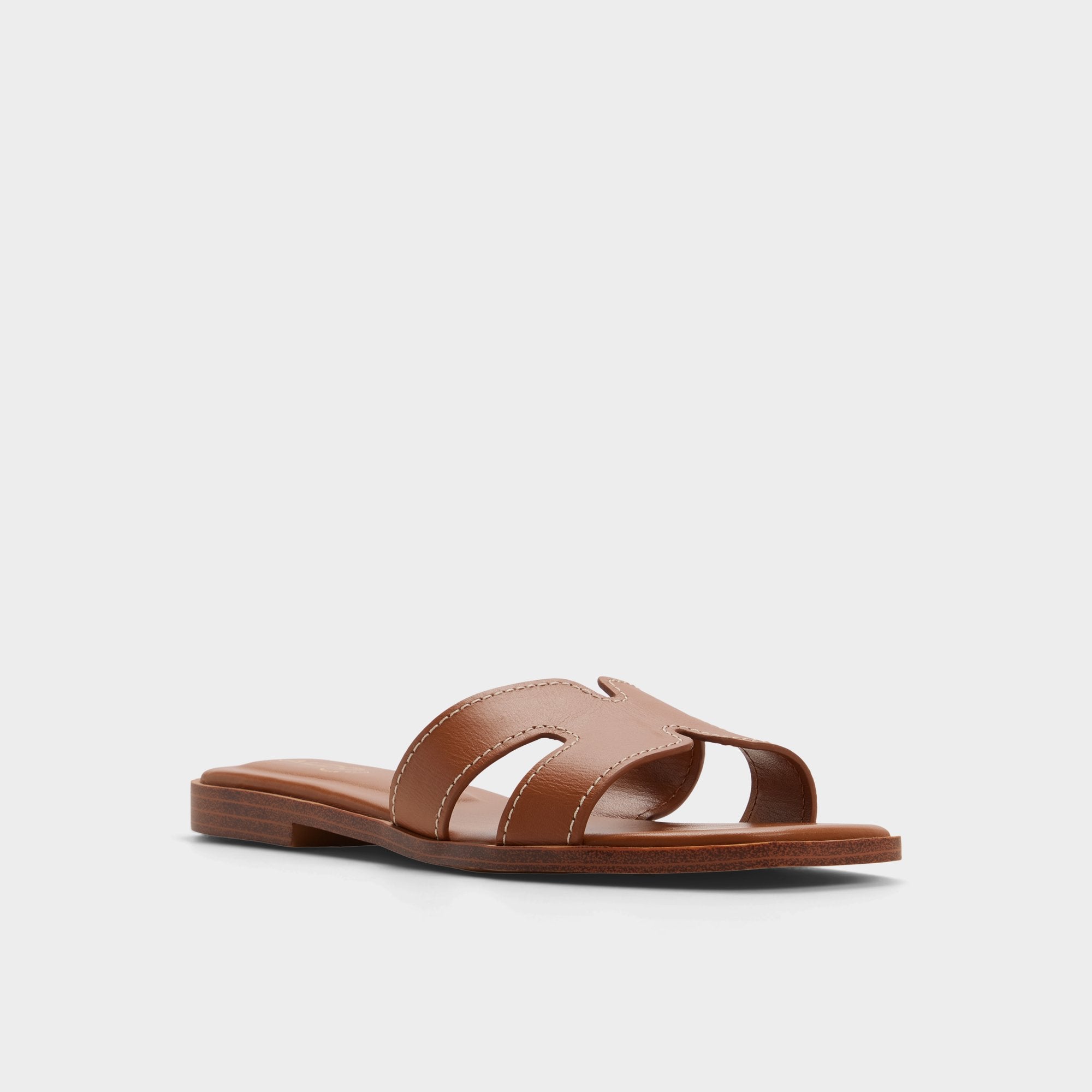 Medium brown Itsandalb in Medium Brown - Slide sandal | Aldo